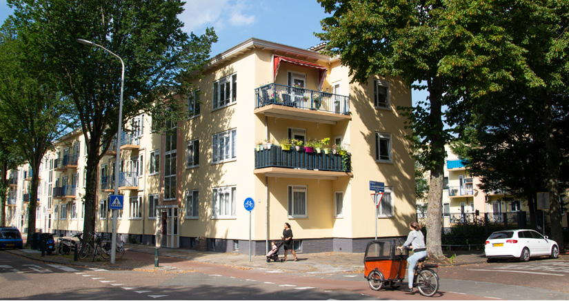 Straatbeeld wijk Den Haag