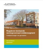 Reguleren bestaande woningvoorraad middensegment